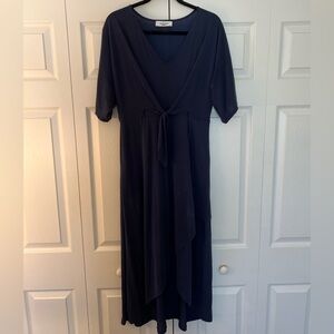 CJLA Vintage Navy Tie Dress